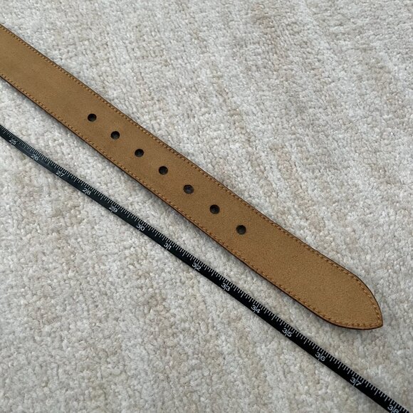 Brown Leather Boho Western Belt - Picture 3 of 7